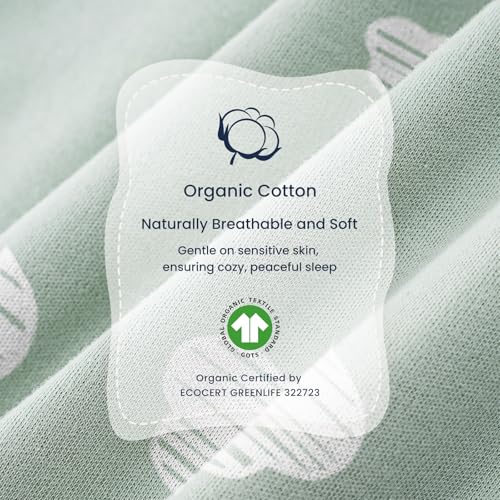 Image of Unisex Sleeping Bag for Babies and Toddlers 1.0 Tog Sleep Sack 6-18 Months, Newborn Sleep Sack, Wearable Blanket Baby, One Piece Long Sleeves, Gifts for Baby