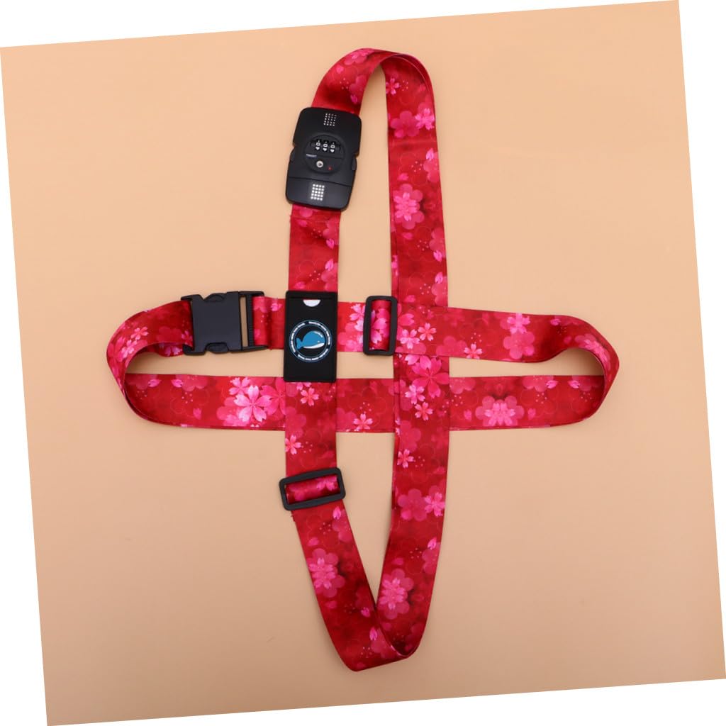 Gepäckgurt Reisegepäckgurt mit Zahlenschloss Polyester Kreuz