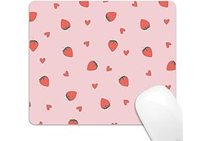 Kawaii Strawberry Mouse Pad: Sweeten Up Your Workspace