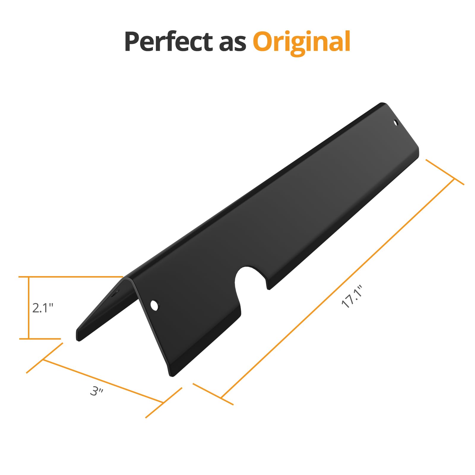 Jakivew Flavorizer Bar Grill Parts Replacement for Weber GS4 Genesis II 300 Series, E/S-310, E-315, E335 Grills, Polish Porcelain Enameled, 17.1 inch, 5 Pack