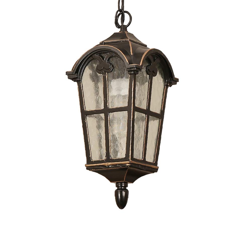 Lustre Extérieur Imperméable pour Sécuriser et Éclairer l'Entrée de la Maison