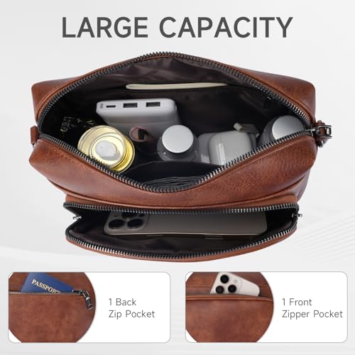 Crossbody Bags for Women Lightweight Vegan Leather Crossbody Shoulder Bag Phone Purse with Adjustable Guitar Strap4