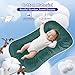 Vicorise Baby Lounger 0-24 Months 100% Cotton-Snuggle Cozy Me Lounger,Soft & Breathable Baby Lounger for Newborn Play Mat,Infant Babies Essentials Gifts,Green(Lounger Cover Included)