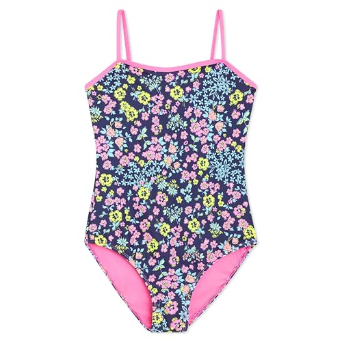 Image of Eddie Bauer Girls' UPF 50+ Scoop-Neck Stretchable One-Piece Swimsuit