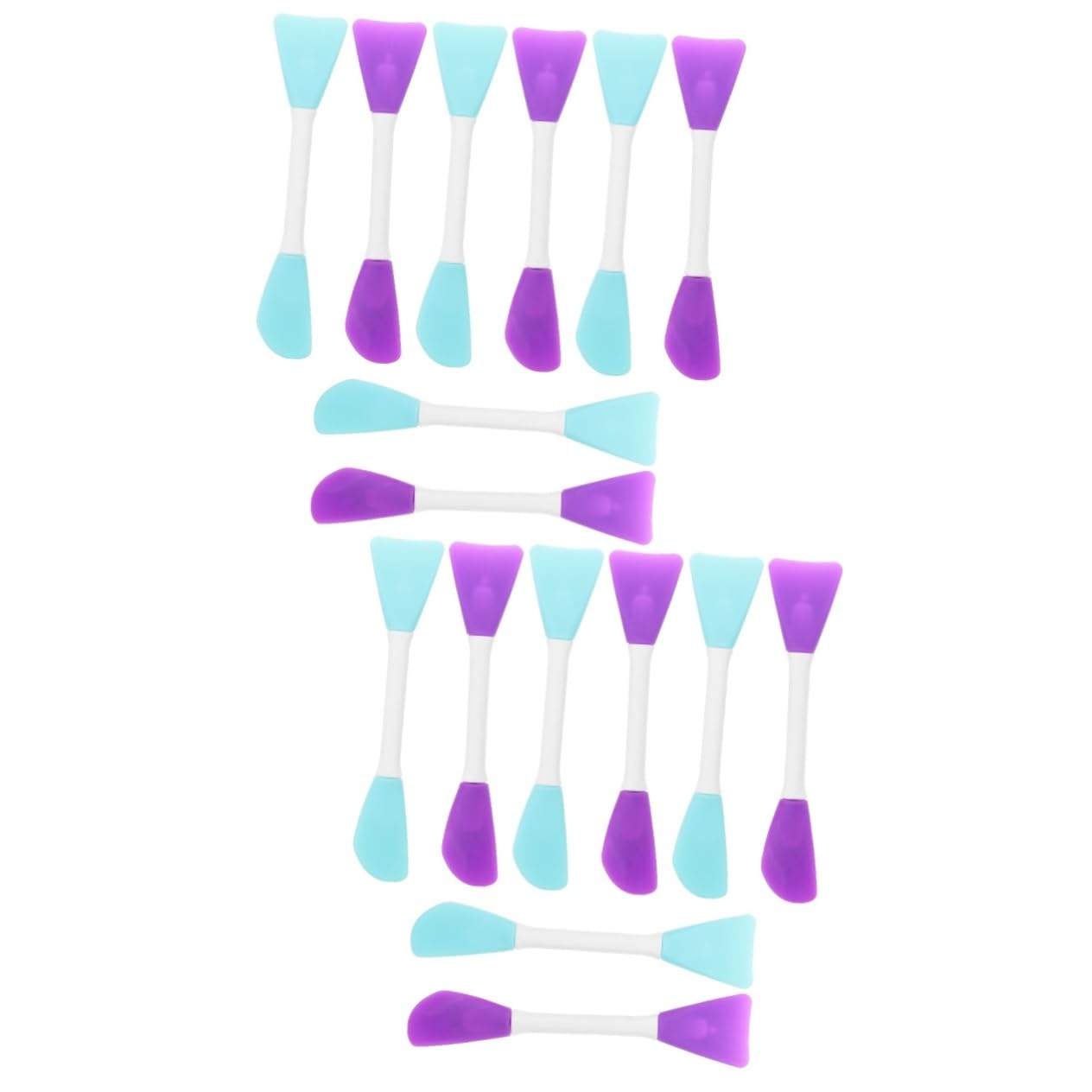 CIMAXIC 2sets Ergonomic Mixing Palette Scrapers Set Painting Spatula for Oil Painting Supplies 8pcs*2