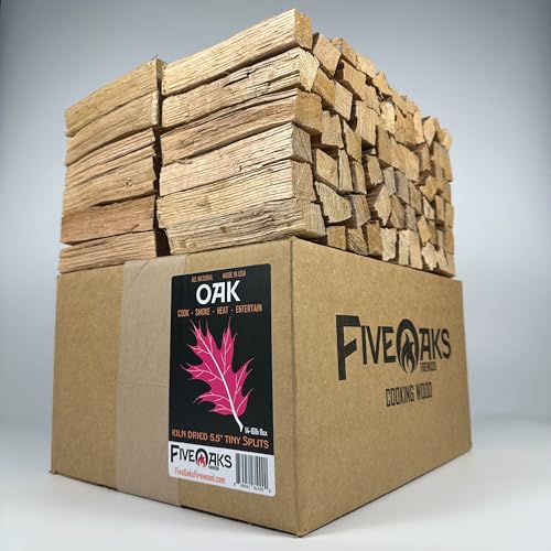 Comparison: Best Wood For Pizza Ovens 5 FiveOaks Firewood Pizza Oven Wood for Wood Fire Pizza Oven, Mini Oak Firewood. 5 Inch Oak Wood (1,000 Cubic Inches) ~5" Kiln Dried Firewood for Ooni Pizza Ovens, Gozney, Bertello Pizza Oven
