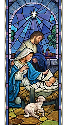 Amazon.co.jp: クリスマス ステンドグラスデザイン 吊り下げ