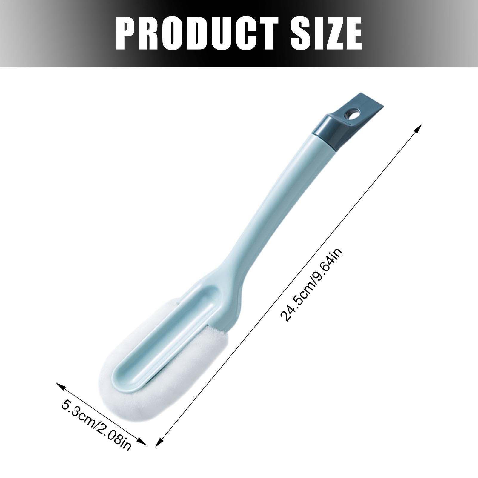 Spazzole Lavaggio 2 Pezzi Per Vestiti E Scarpe - Set Con Ganci Adesivi, Setole Morbide Per Pulizia Casa - Foto 3