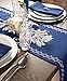 DII Hanukkah Tabletop Decoration Festival of Lights Celebration Décor, Table Runner, 14x70, Star of David