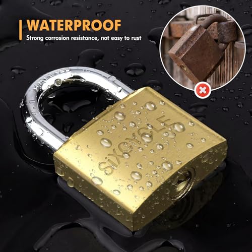 12Pcs Luggage Locks Small Locks with Keys, Metal Mini Suitcase Locks with Keys Travel Backpack Bag Padlocks - Image 6