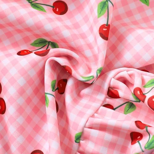 Image of Baby Swimsuit Girl Two Piece Bathing Suit Toddler Girls Summer Beach Ruffle Tankini Swimwear 1-7Y