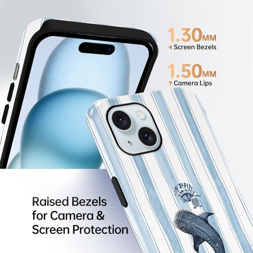 Coque iPhone 15 baleine rigide et fine haute résistance compatible MagSafe - 6