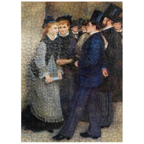MyPuzzle Leaving The Conservatory (La Sortie Du Conservatoire) 1876-1877 by Pierre-Auguste Renoir - Premium 500 Piece Jigsaw Puzzle for Adults