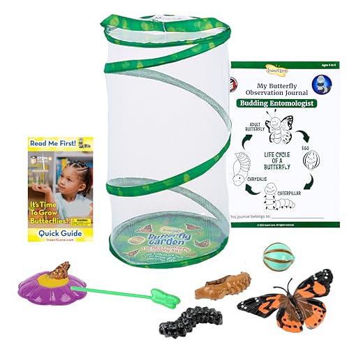 Insect Lore Giant Butterfly Garden with Voucher | 18 Inch Habitat | Life...