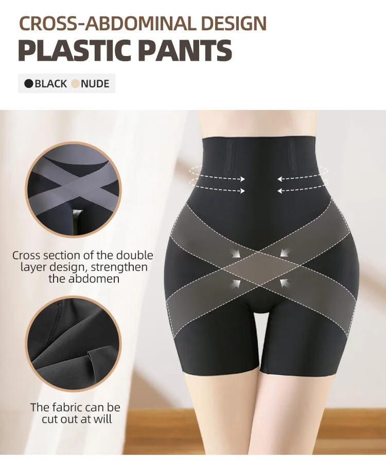 Image of GITGRNTH Women Waist Shapewear with Anti Rolling Strip Tummy Control Tucker Waist Slimming Panties Shapewear Underwear Waist Shapewear -Back Support - Butt Lifter - Tummy Control