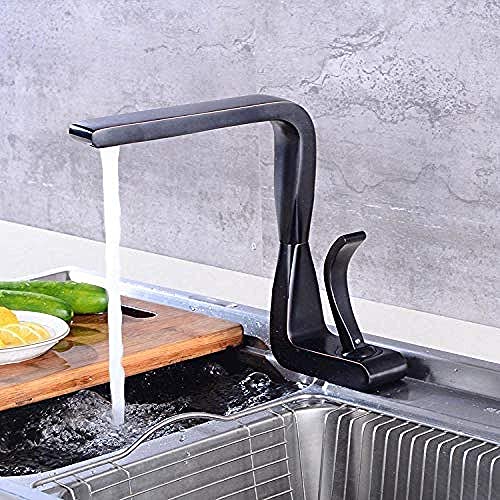 Pulvérisateur rotatif universel pour robinet de cuisine et lavabo à double sortie d'eau