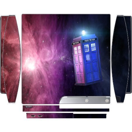 Dr Who Vinyl Decal Sticker Skin by Compass Litho for Playstation 3 & PS3 Slim