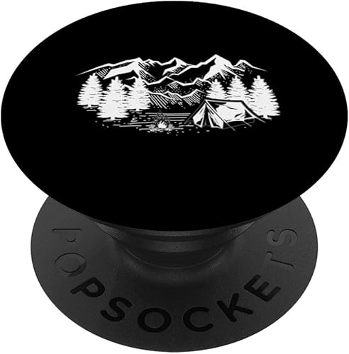 Miniatura 1 de Camping Camper Camp Outdoor Lover Wanderlust Nature PopSockets PopSockets intercambiables PopGrip