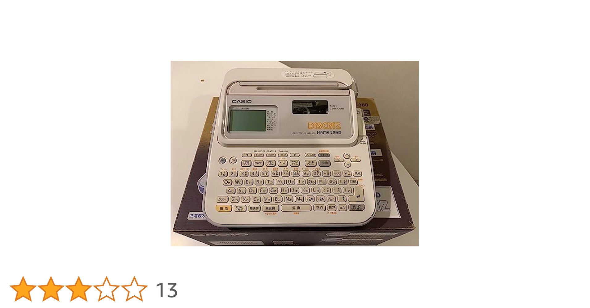 Amazon.co.jp: CASIO ネームランド DISC BIZ KLD-300 : 文房具