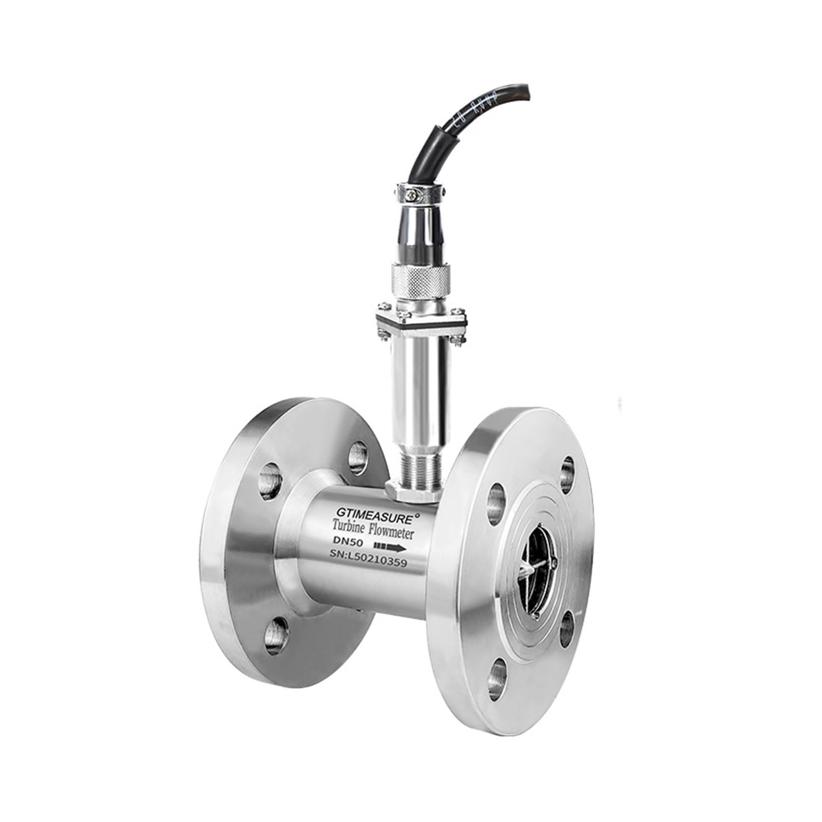 Débitmètre de haute précision DN65 capteur impulsion NPN étanche 12V 24V