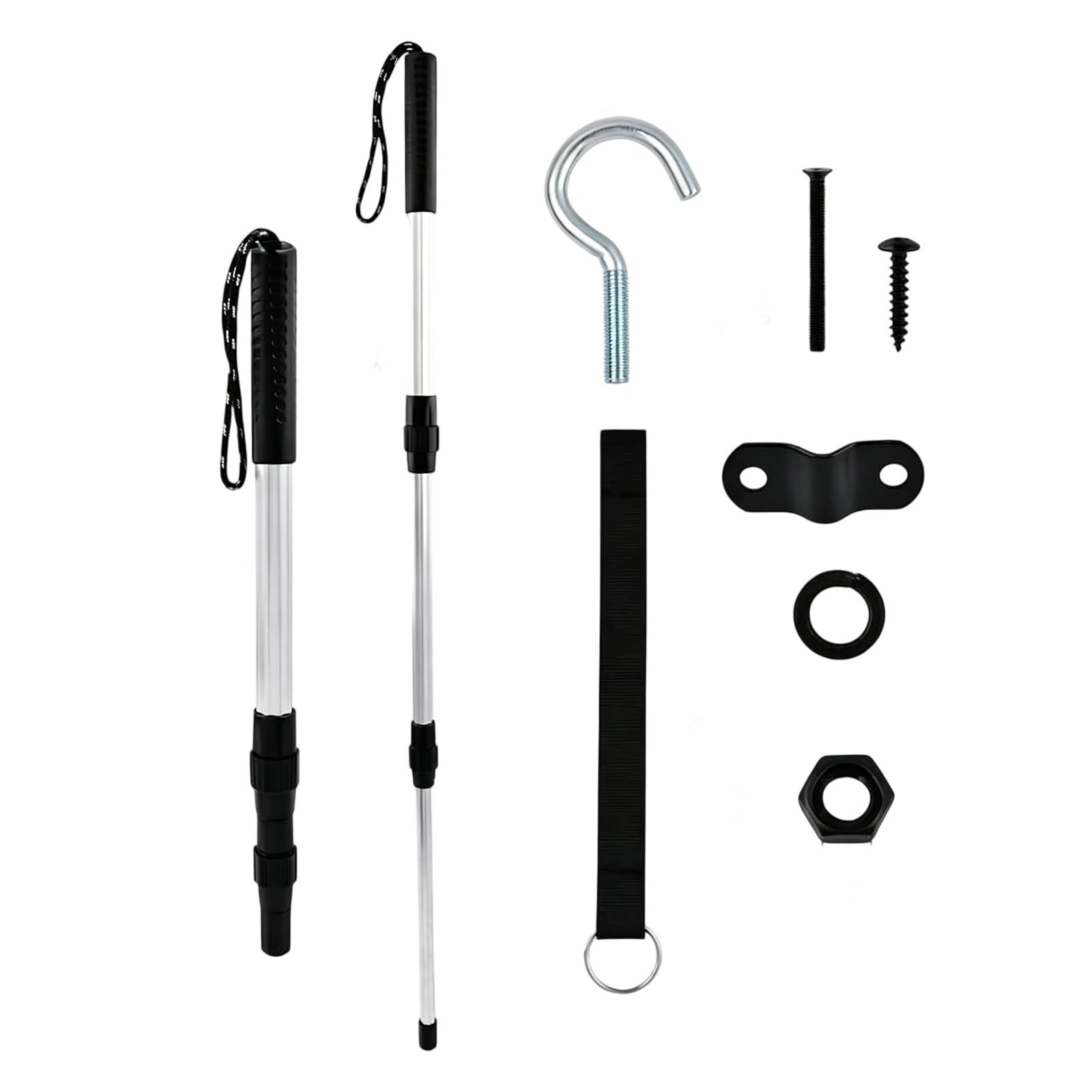 Shinlhua Duty Retractable Attic Stair Hook And Rope Systems Sturdy Nonrust Steel Heavy Duty Attic Pulley Systems Space Saving Access Set