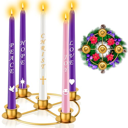 Advent Wreath 5 Candle Holder