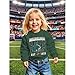 GLIGLITTR Toddler Girl Boy Football Sweatshirt Sundays are for The Birds Game Day Outfit Kids Football Fans Long Sleeve Shirt(Green,4-5T)