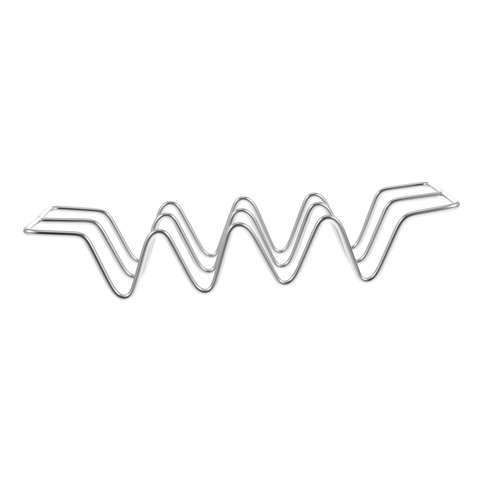 Cabilock 1Pc Stainless Steel Taco Rack Mexican Pancake Holder for Tacos Hot Dogs More Design Easy to Clean Compact Storage for Parties Family Gatherings