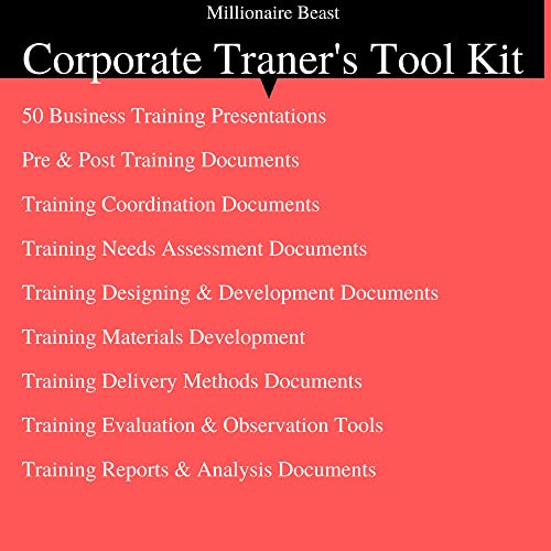 Corporate Training Tool kit 200 + Pamphlet's for Business Devlopment