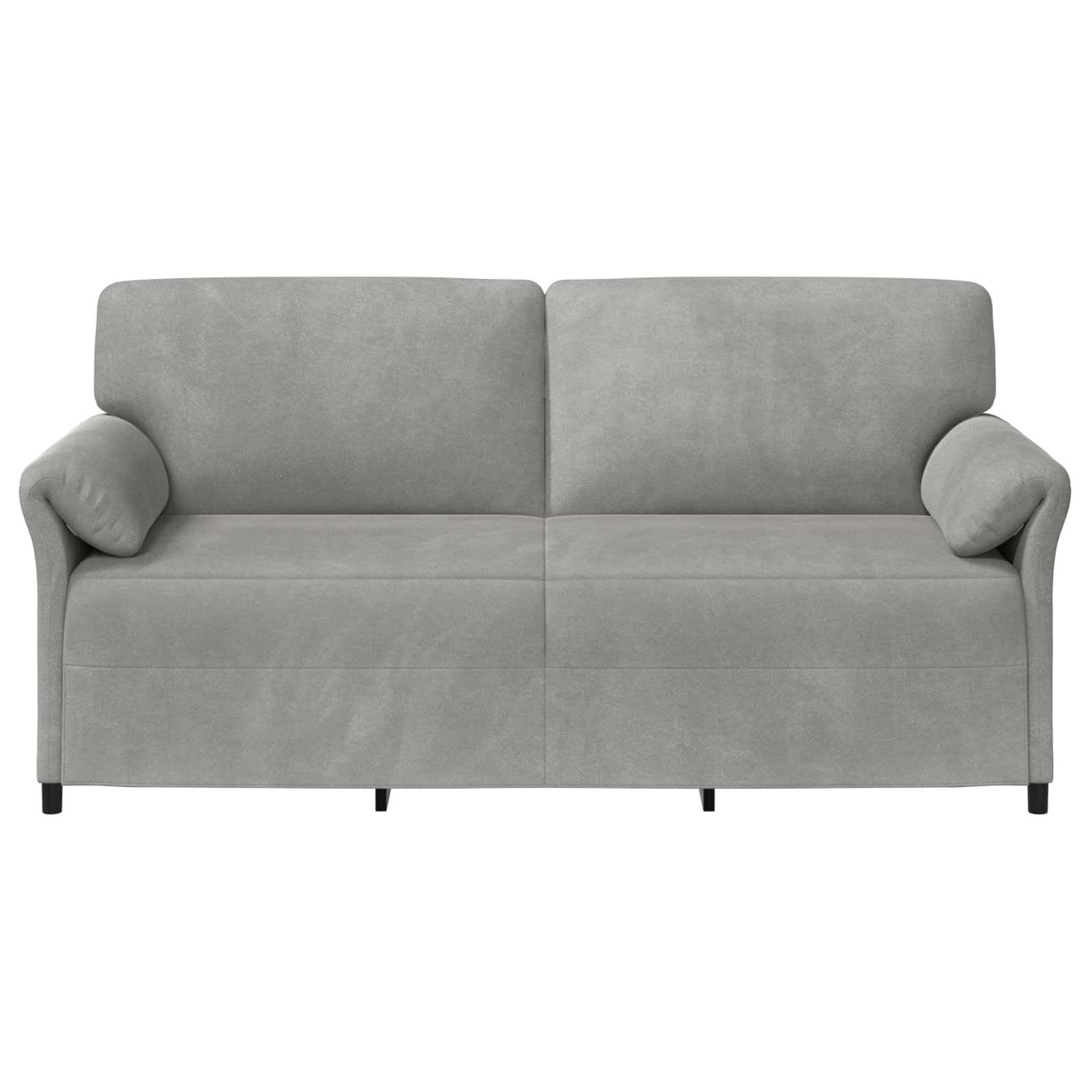vidaXL Sofá de 3 plazas Gris Claro 198 x 83 x 95 cm Terciopelo