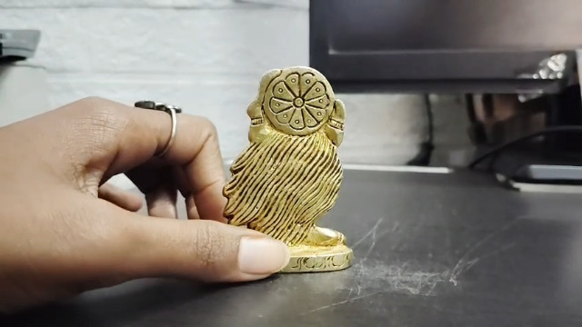 Estatua de Diosa Kali de Bronce 2.5 pulg. miniatura 7