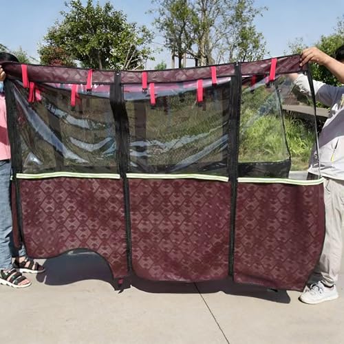 Capota para triciclo eléctrico impermeable con bandas reflectantes de alta visibilidad