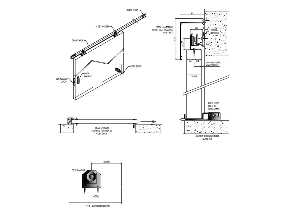 Hillaldam Top Hung Sliding Door System Amazon.in Home Improvement