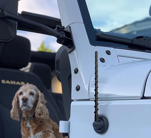 Miniatura 3 de Antena (9 pulgadas) para Jeep Wrangler JK JL JKU JLU Gladiator JT Jeep Wrangler Gladiator JT, Jeep Wrangler Gladiator, Jeep Sahara Rubicon Willys