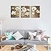 Vintage Wall Art Flowers Bedroom Wall Decor 3 Pieces Canvas Wall Art White Blossom Bathroom Living Room Decoration 12