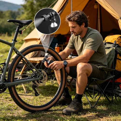 Cabezal de inflado de neumáticos para bicicleta de diseño mini y estanco 2