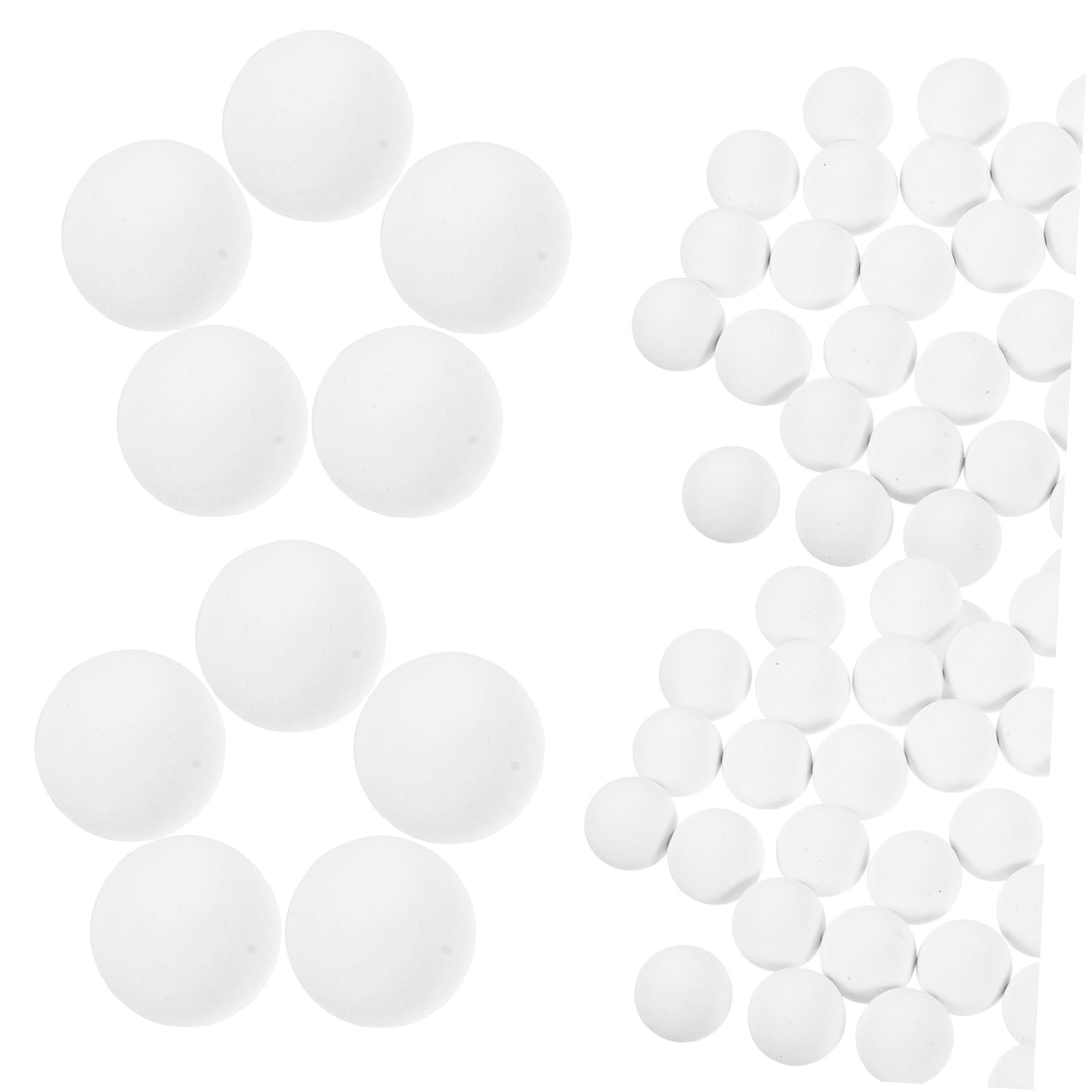 Cabilock 2 Stück Gebackene gebackene Bohnen Essentials Backperlen Bohnen backen Zubehör backen Backzubehör Keramik Weiß