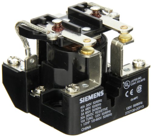 Basic Plug in Open Power Relay, DPST NO Contacts, 40A Contact Rating, 120VAC Coil Voltage