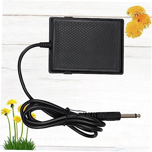 Pedal sustain para guitarra y bajo, material ABS negro miniatura 2