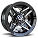 Fairway Alloys FA127 Divot Gloss Black Machined Wheel (8 x 7. inches /4 x 100 mm, 0 mm Offset)