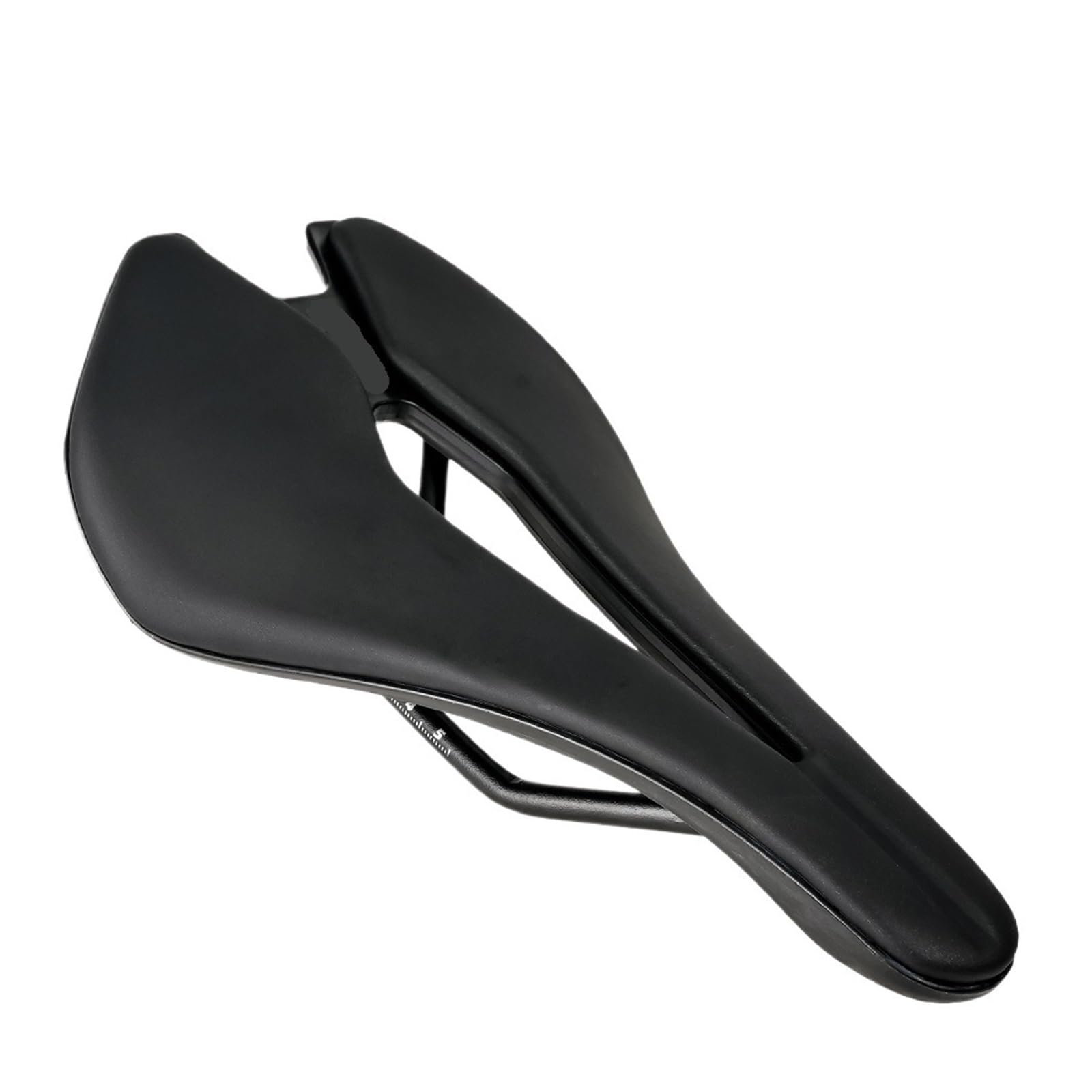 Generico Sella for bicicletta 142 mm, for bici da strada, sedile ciclismo traspirante e confortevole cavo in acciaio