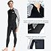 Dive Skin Full Body Rash Guard for Men Youth Swimsuit Wetsuit Front Zipper One Piece UV Protection Snorkel Suit for Diving Surfing Kayaking XL Size