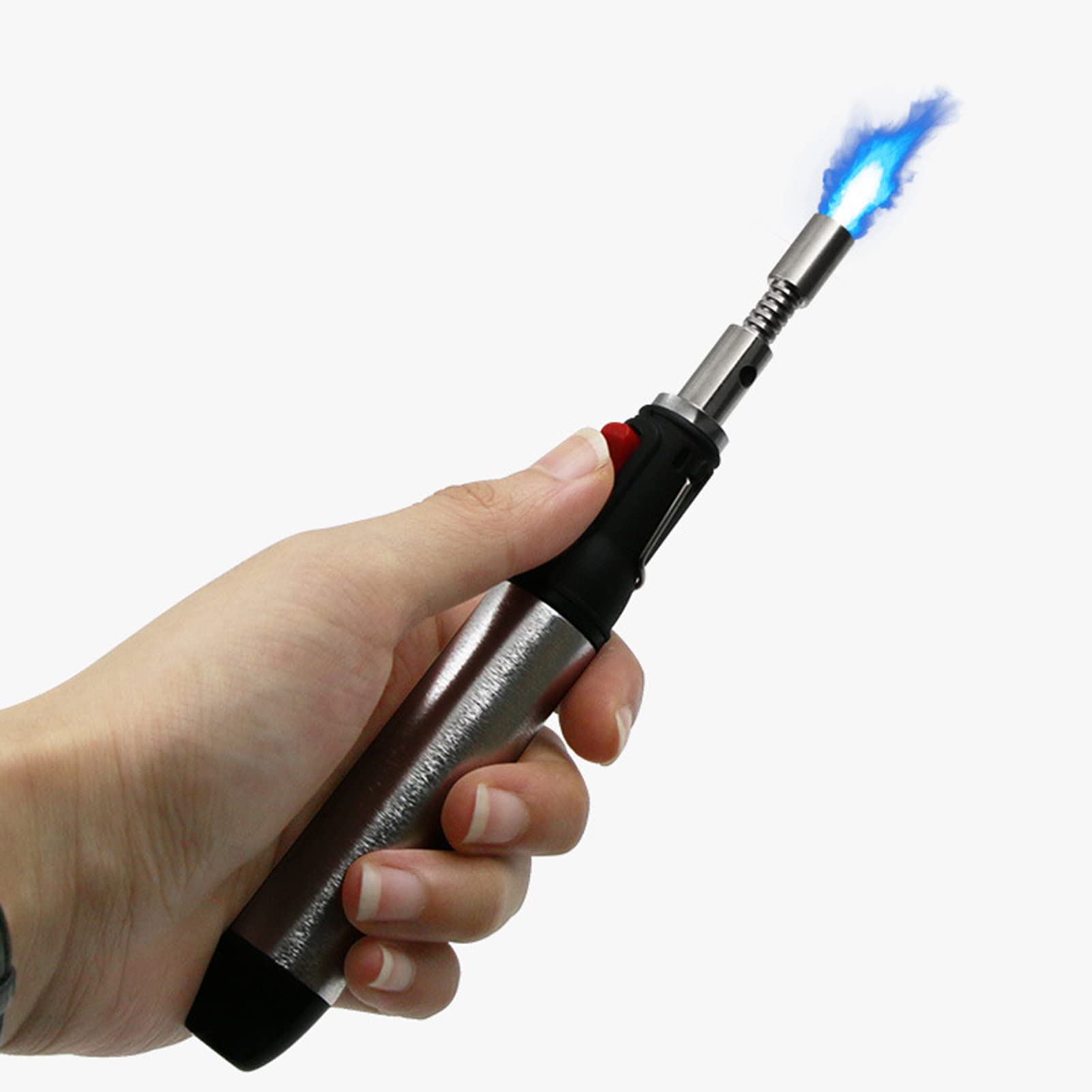 Vobor 3 en 1 Soldador de gas butano Kit de pluma de soldador Temperatura portátil Herramienta de soplete de soldadura ajustable
