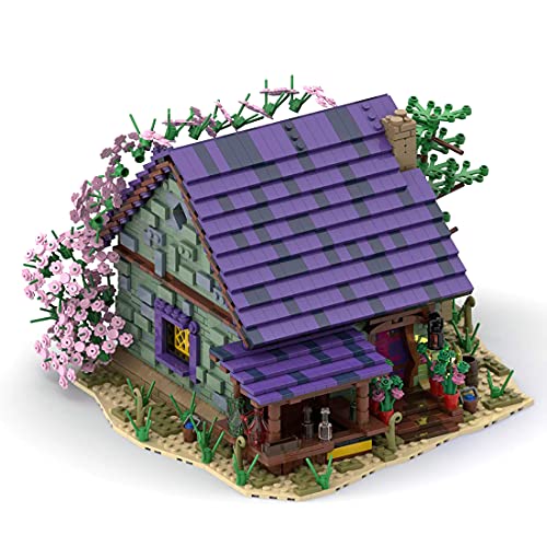 LDB SHOP Bausteine Architektur Modell, MOC-57928, 2371 Klemmbausteine Architektur Baustein Modell Blumenzimmer, Modular… – Bild 3