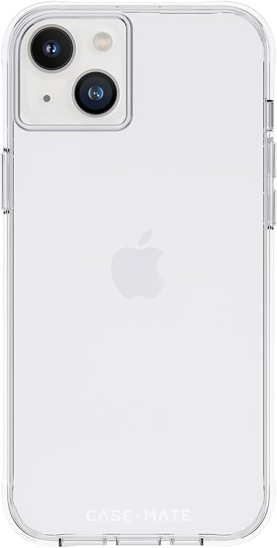 Tough Clear Case Compatible with Apple iPhone 14 Case Transparent [Raised Edges for Screen and Camera Protection | 3 m Drop Protection | Anti-Yellowing] - Transparent