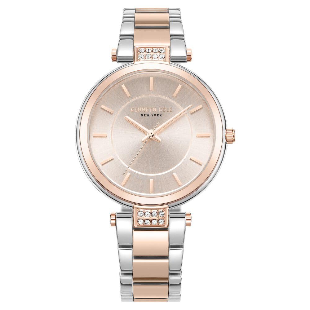 Kenneth Cole Quartz Analog Rose Gold Dial Two Toned Stainless Steel Strap Watch for Women-KCWLG0026701LD (B0CSKDTJSV) Amazon Price History, Amazon Price Tracker