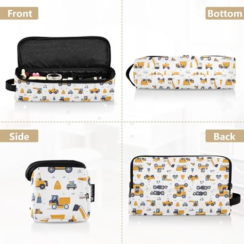 Bolsa de viaje para herramientas de cabello con dibujos de carros, resistente al calor, para planchas y rizadores, organizador portátil miniatura 5
