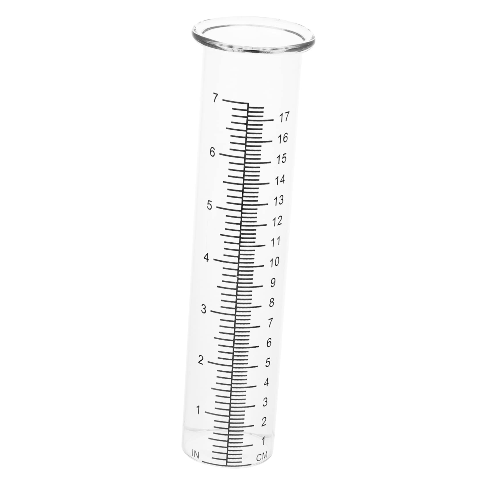 OFFSCH 2Pcs Professional Rain Gauge Device High Borosilicate Glass Measuring Cylinder for Accurate Rain Measurement and for Home Lawn and Garden Use