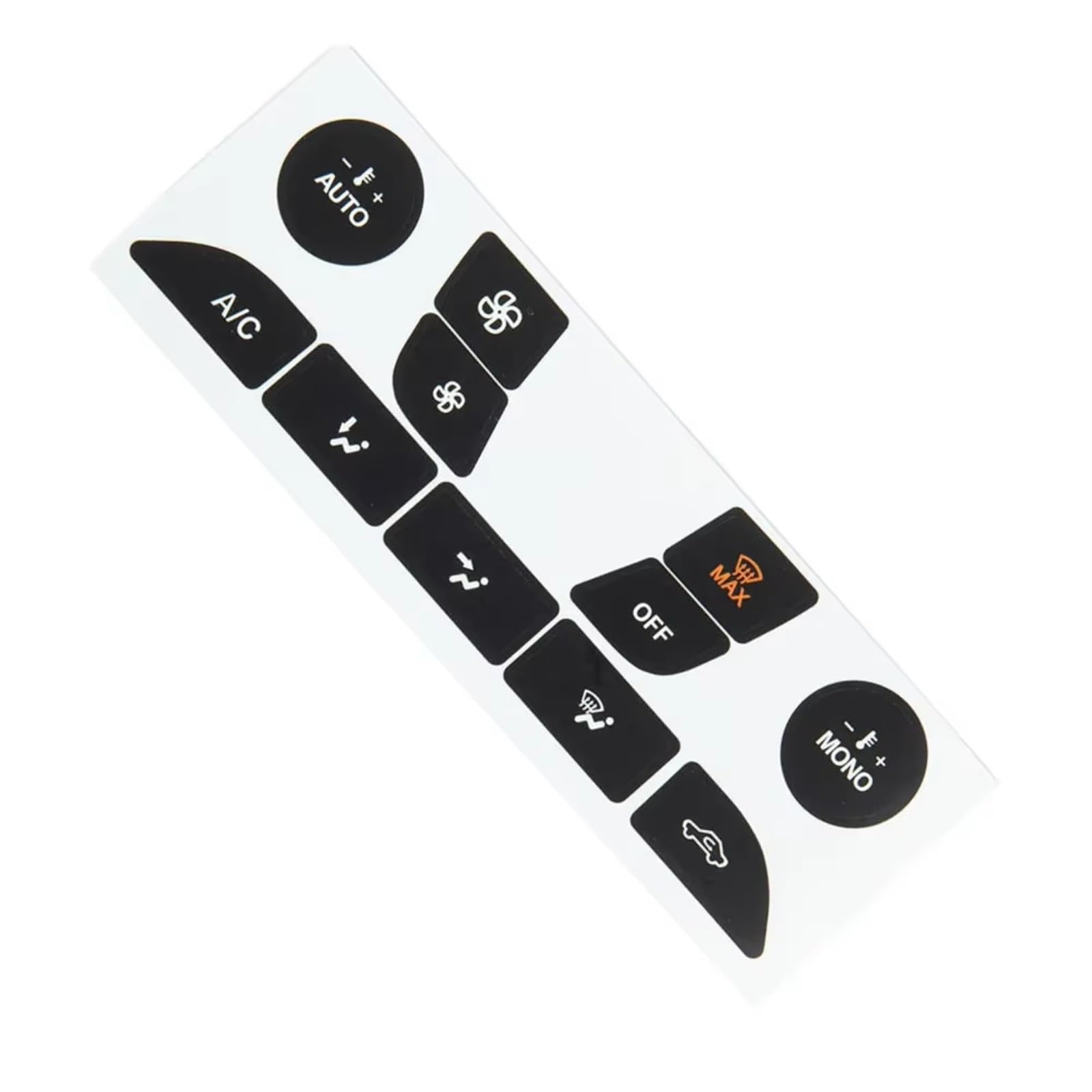 Button Repair Stickers for Car Compatible with for Focus 1999-2000 2001 2002 2003 2004 2005 Car Center Console A/C Climate Control Button Repair Decals Stickers