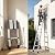 Heavy Duty Telescoping Ladder,Lightweight Multi-Purpose Collapsible Extension, One-Touch Retraction Ladder,330LBS Max Capacity with Non-Slip Feet,for Home, RV, Attic, Roof or Outdoor Work(8.8 ft)